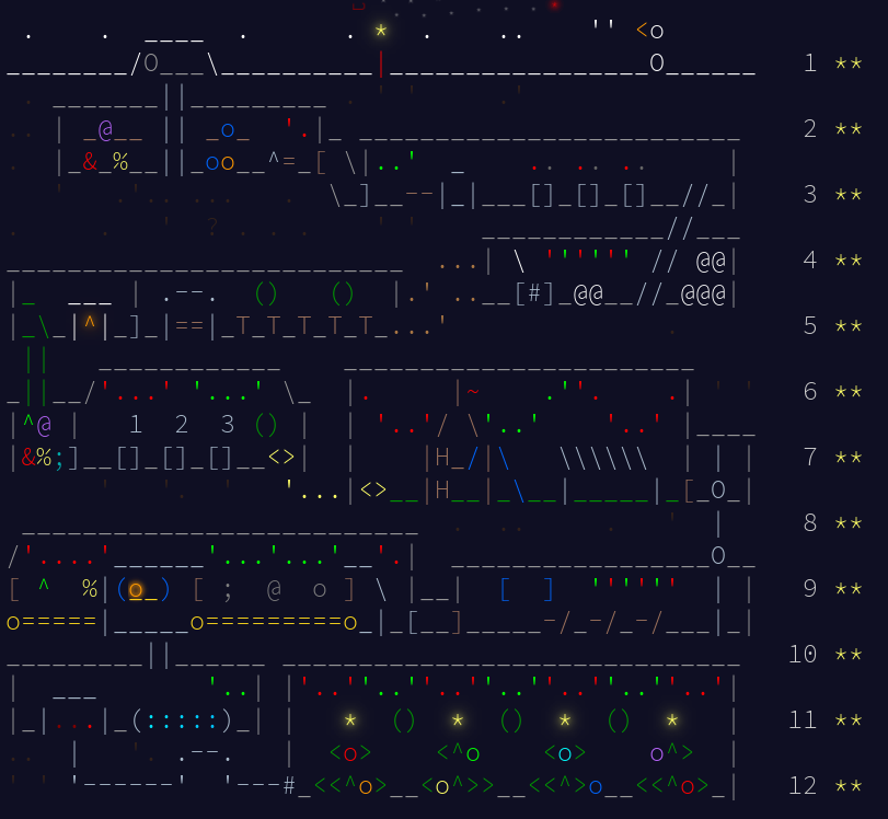 Picture of completed Advent of Code 2025 screen