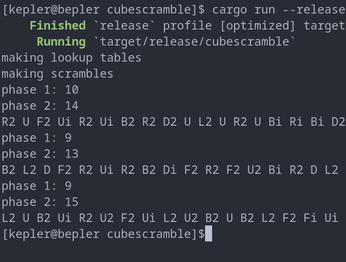 Picture of cubescramble CLI